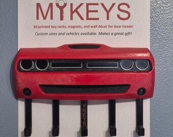 Dodge Challenger Keyrack, 2008 - 2023, Magnet, 3rd Gen, Keys, Rack