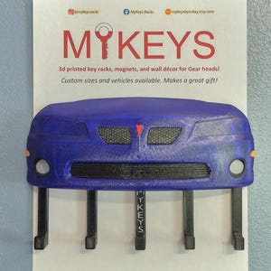 Pontiac GTO KeyRack, 5th Gen, Holden, Muscle Car, Key Rack, 2004, 2005 GTO, 2006 GTO, Commodore, LS1, LS2, V-Body, GMX281,