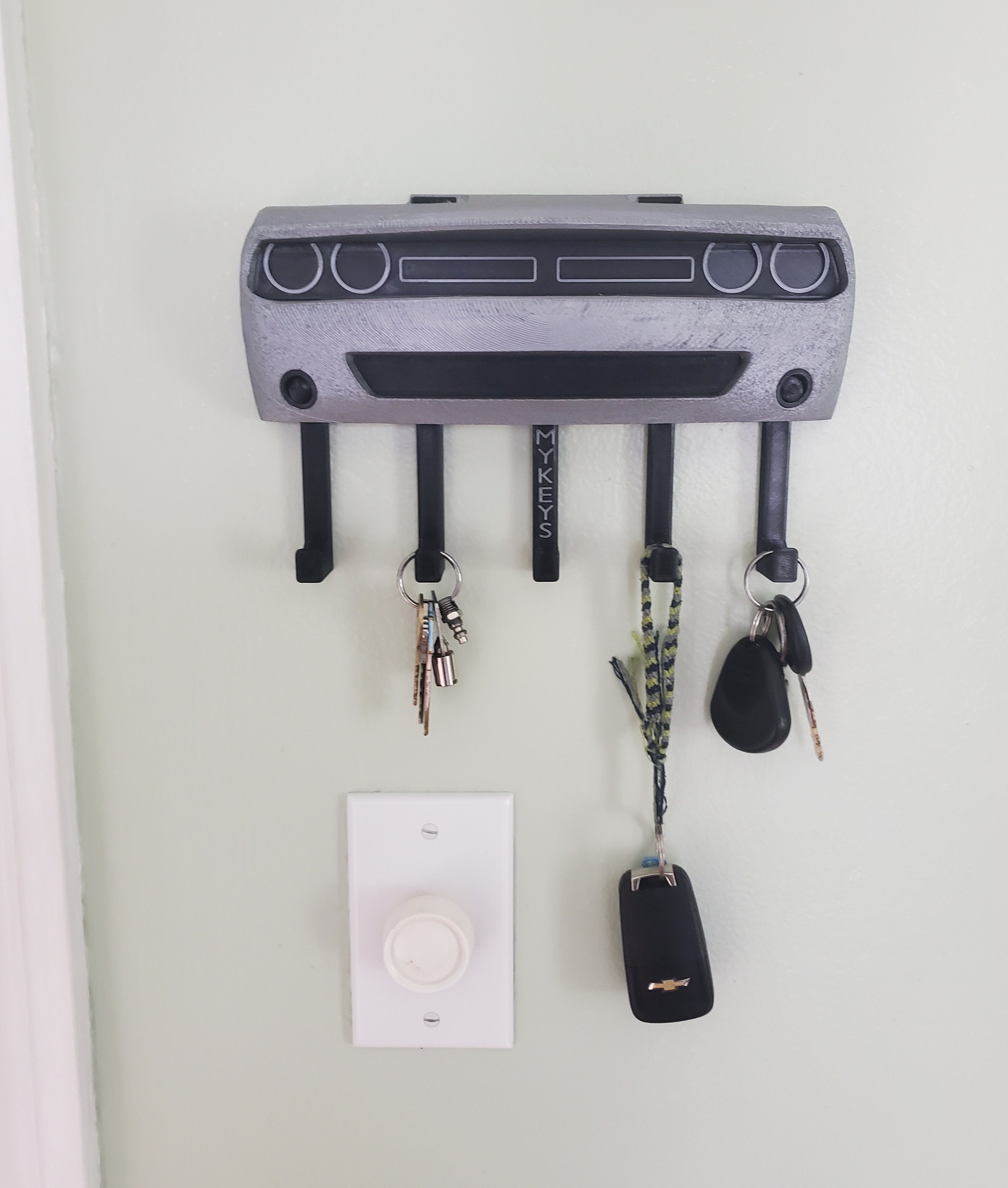 Dodge Challenger Keyrack, 2008 - 2023, Magnet, 3rd Gen, Keys, Rack