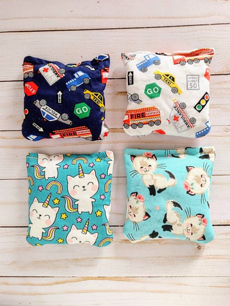 Kids Rice Bag Boo Boo Bag 4x4 Rice Pack Cold Pack Heat - Etsy