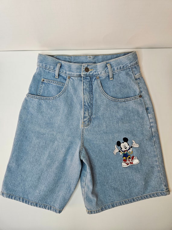 Vintage Denim Disney Jerry Leigh Short Mickey Mou… - image 1
