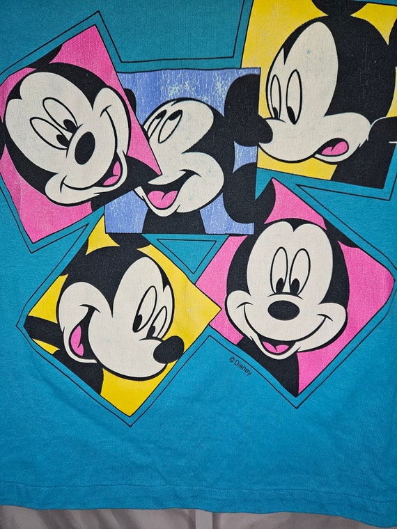 Vintage Disney Mickey Mouse Tee Size Medium - image 4