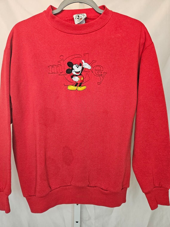 Vintage Mickey Mouse Sweatshirt 90s Size Medium - image 1