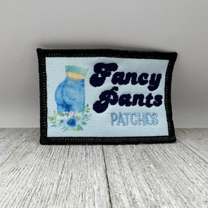 Patch per pantaloni eleganti, toppa per sublimazione e ricamo