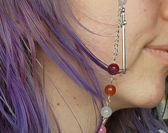 Sunrise Theme Glasses Chain with Sword