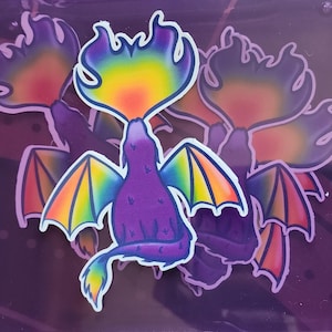 LGBTQIA+ Pride Dragon Aufkleber