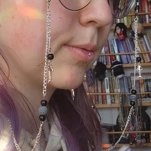 He Xuan Inspired Glasses Chain, TGCF | Heaven Official's Blessing | Ship Sinking Black Water