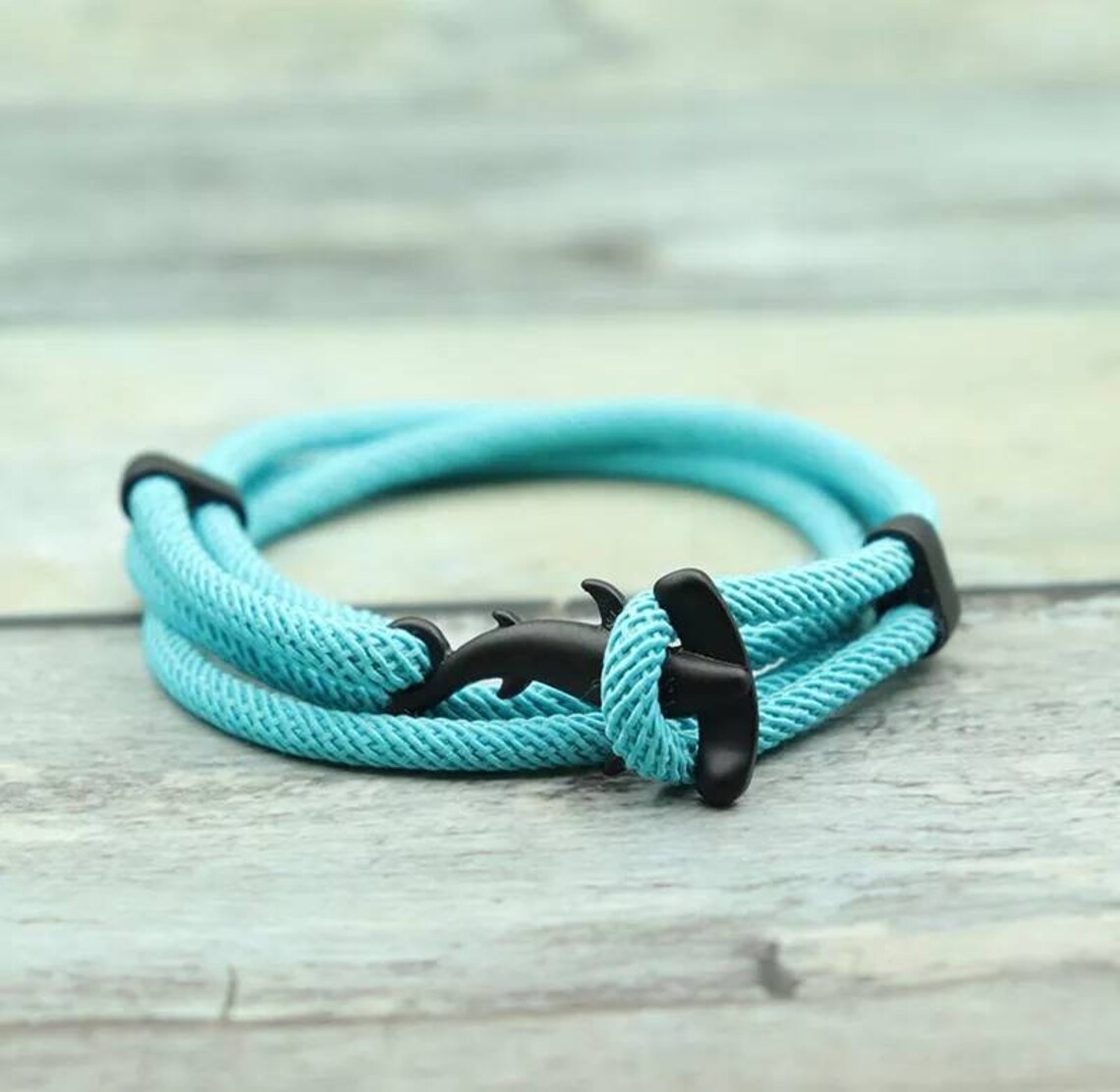 Hammerhead shark Bracelet Adjustable Multilayer Rope Shark Etsy