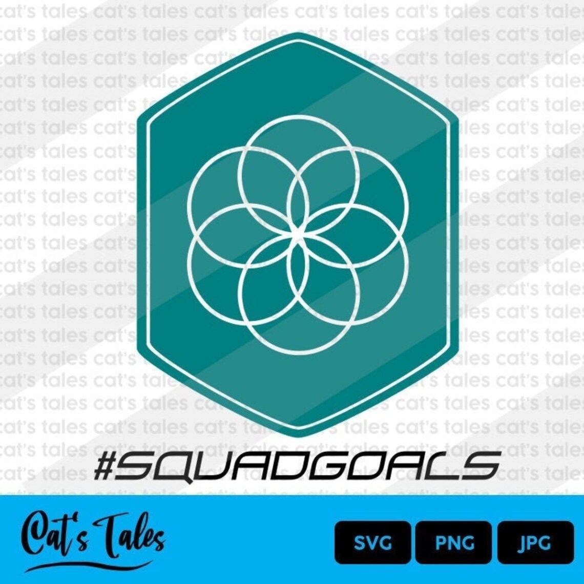 Squad Goals Achievements SVG Peloton Cricut Etsy