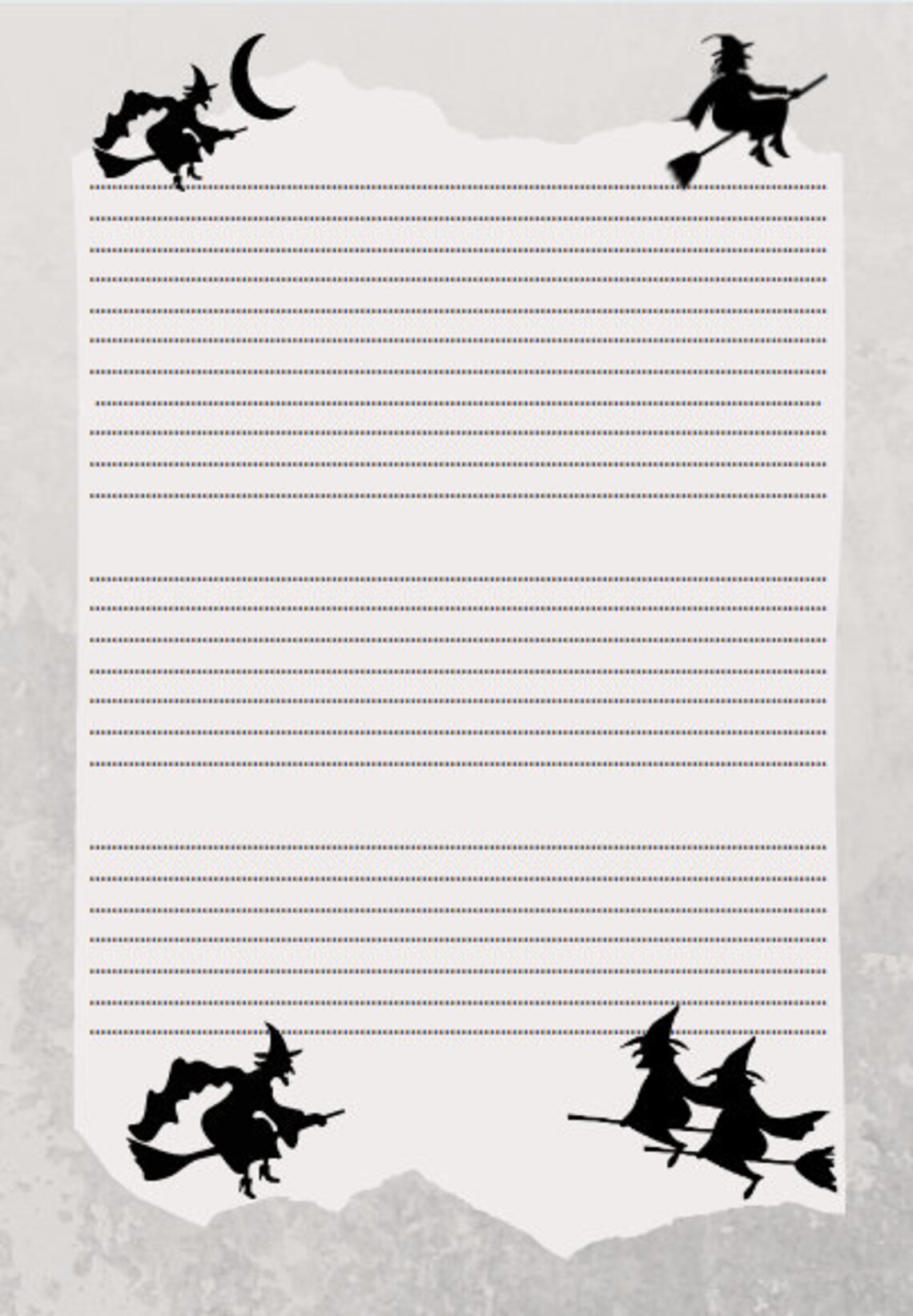 Printable Witch Journal Pages / Printable Vintage Witch Papers | Etsy