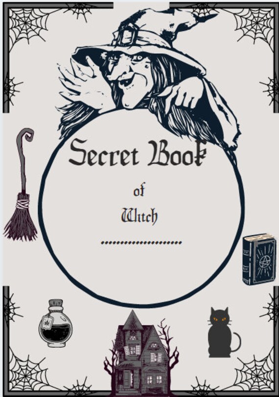 Printable Witch Journal Pages / Printable Vintage Witch Papers | Etsy