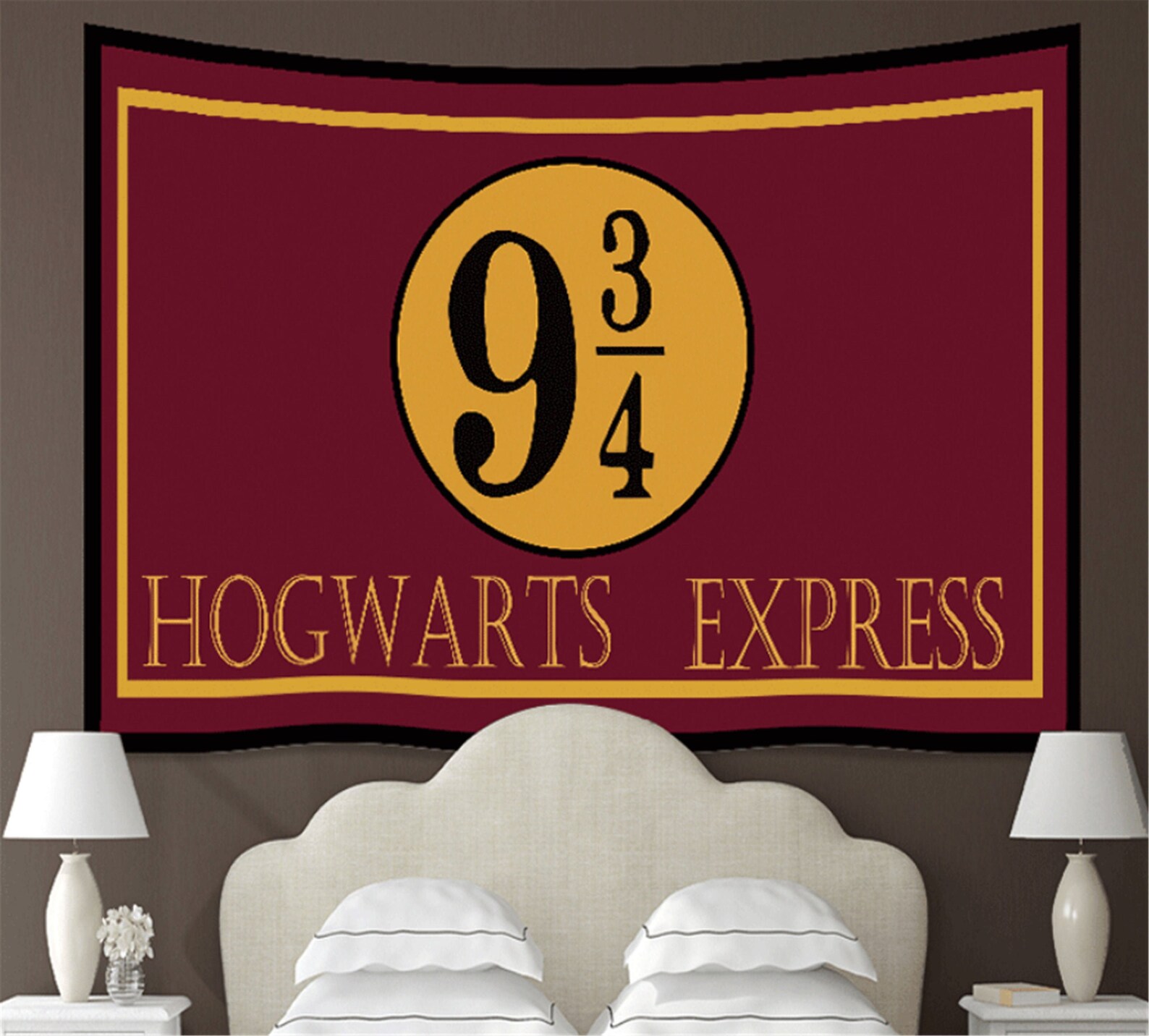 Harry Potter 9 and 3/4 station Tapestry Wall Tapestry HP Etsy