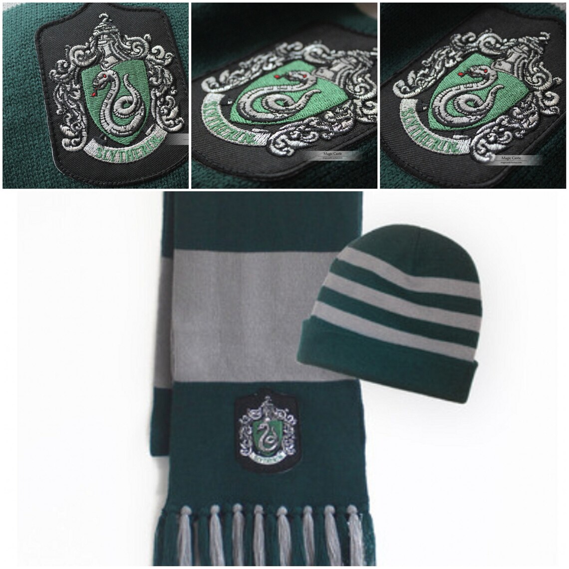 Harry Potter Slytherin Schal Schlange Akademie Film Schal | Etsy