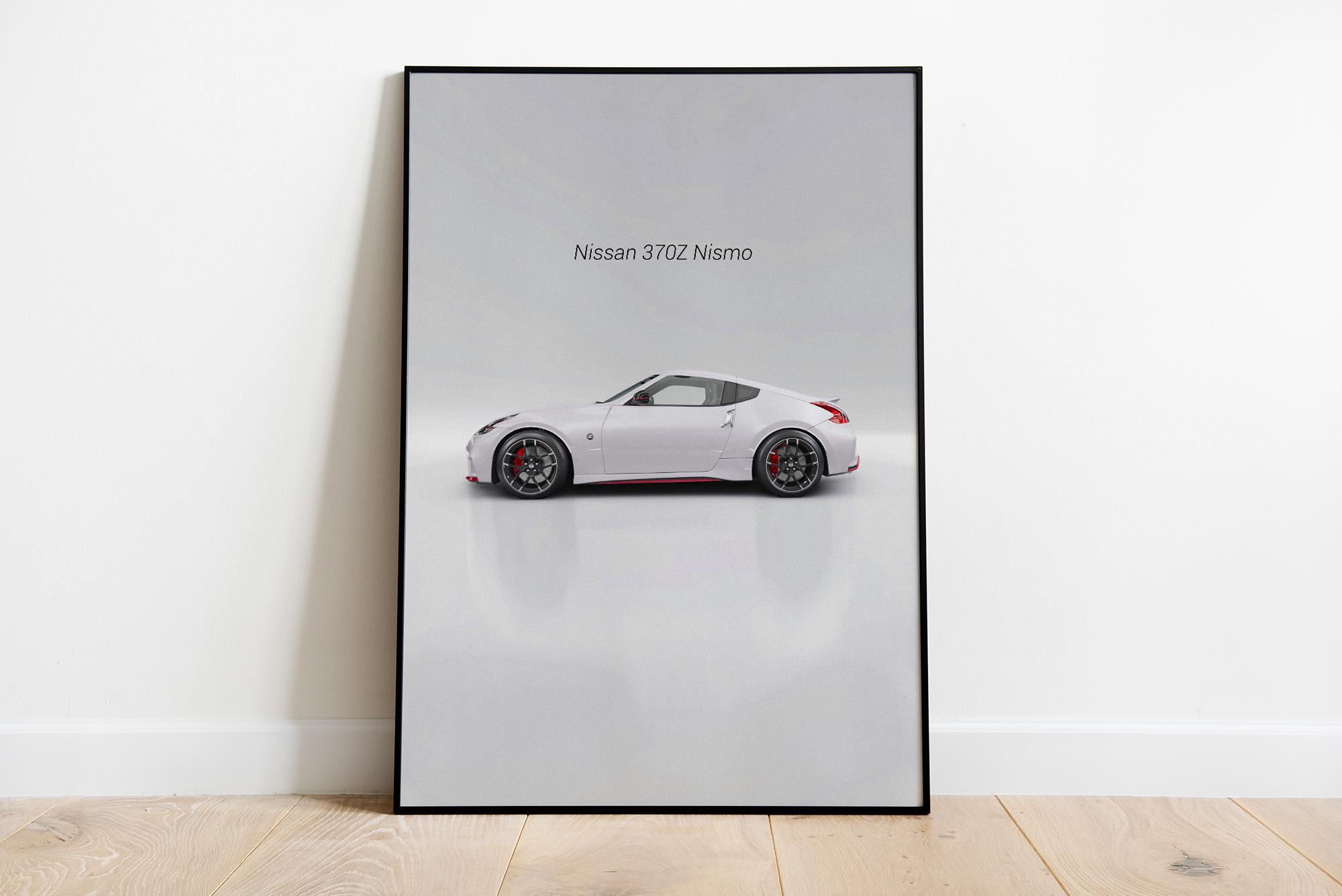 TAME 4x High Temp Vinyl Brake Caliper Decals For Nissan 370Z – Nismo JDM Style Stickers