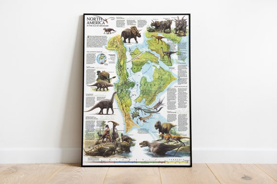 Dinosaur Print Dinosaur Poster Dinosaurs Lovers Dinosaur | Etsy