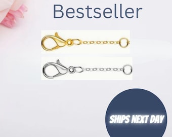 Adjustable 14K Gold & Sterling Silver Chain Extender – Adjustable  Elegant