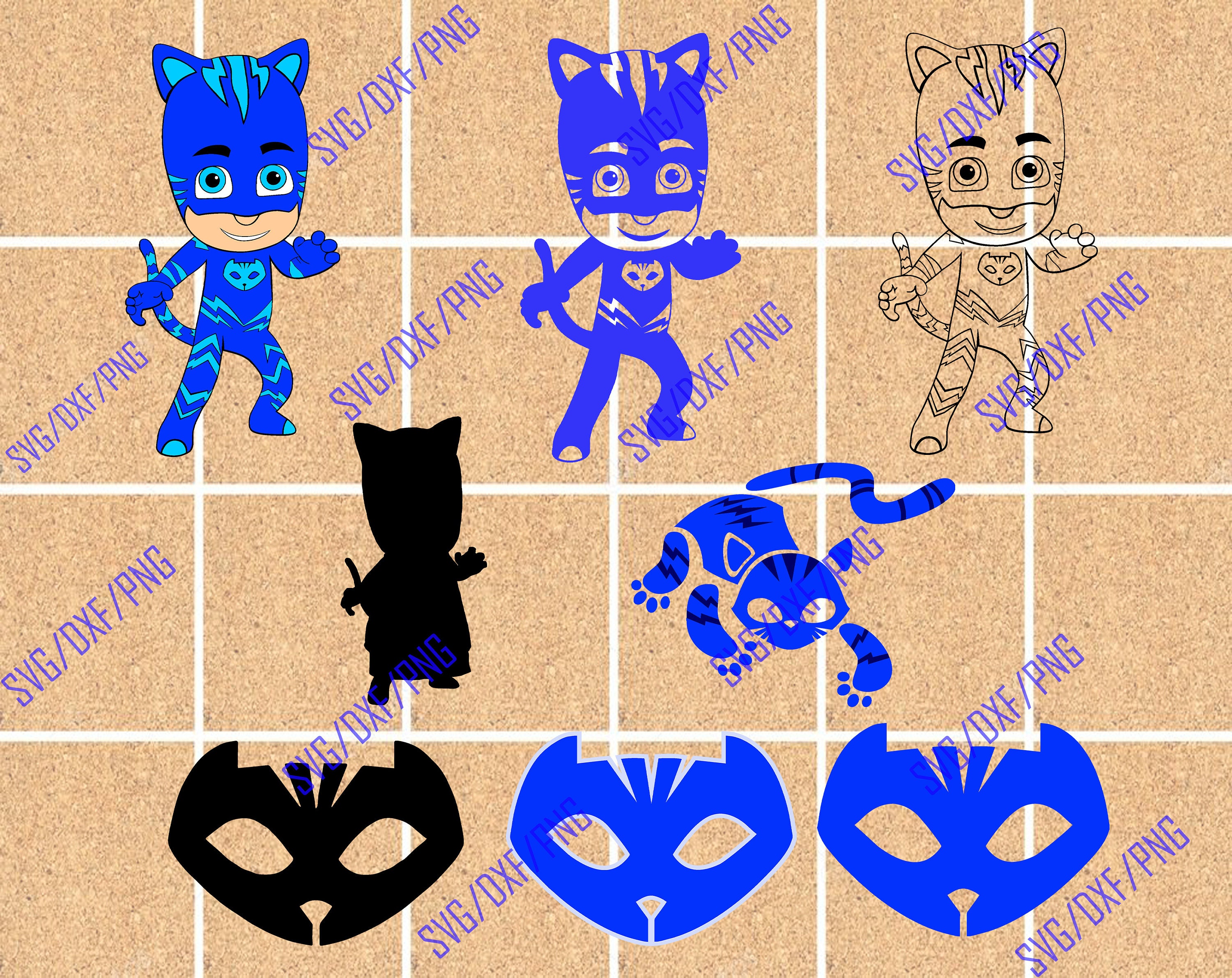 Download Catboy Svg PJ Masks Svg PJ Masks Bundle Clipart Vector | Etsy