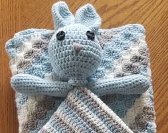 Baby Blanket With Matching Animal Head Security Blanket - Etsy