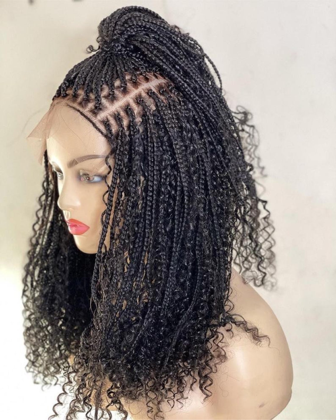 Small Knotless Goddess Box Braids