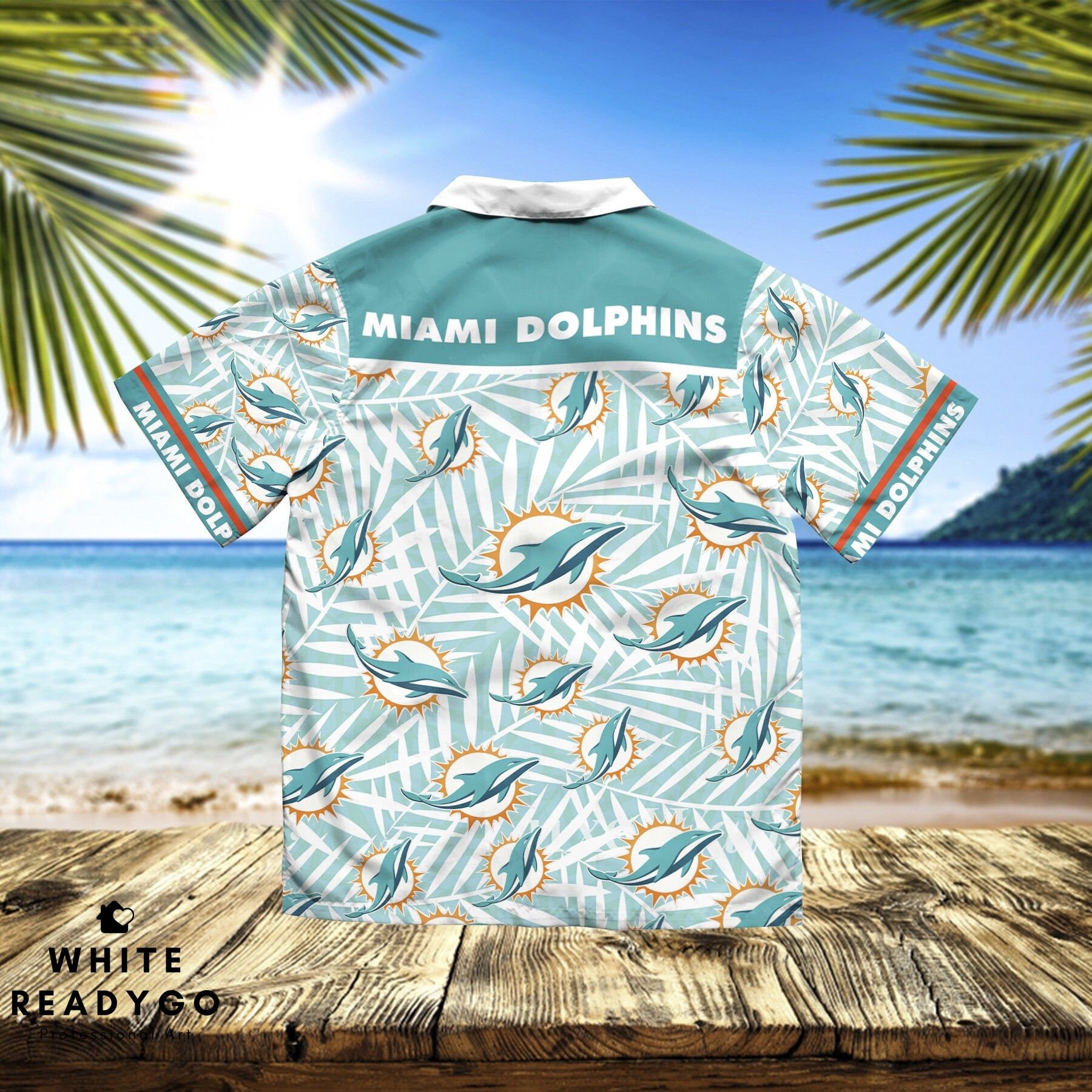 Miami Dolphins 6 Nfl Sports Football Logo Cool Hawaii Shirt Etsy