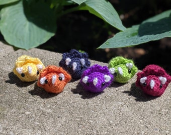 Triceratops - Crochet Amigurumi | Keychain option