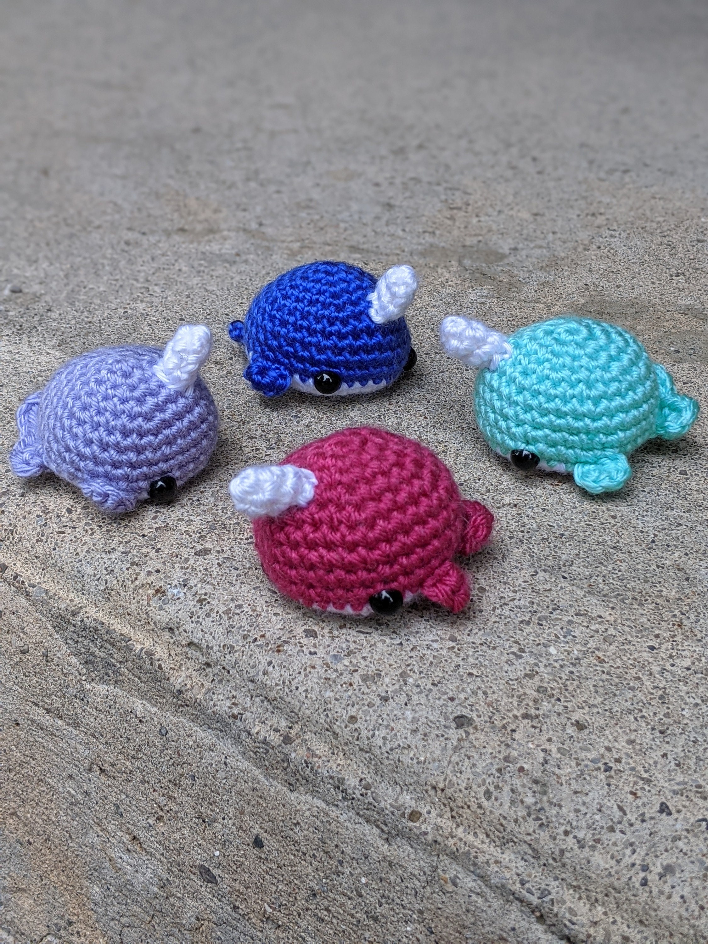Narwhal - Crochet Amigurumi | Keychain option