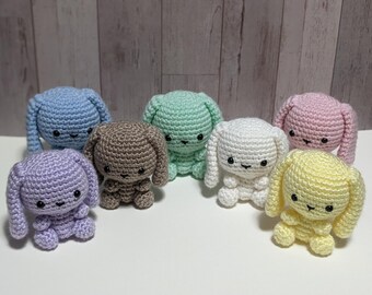 Mini Bunny, Lop Ears - Crochet Amigurumi | Keychain option