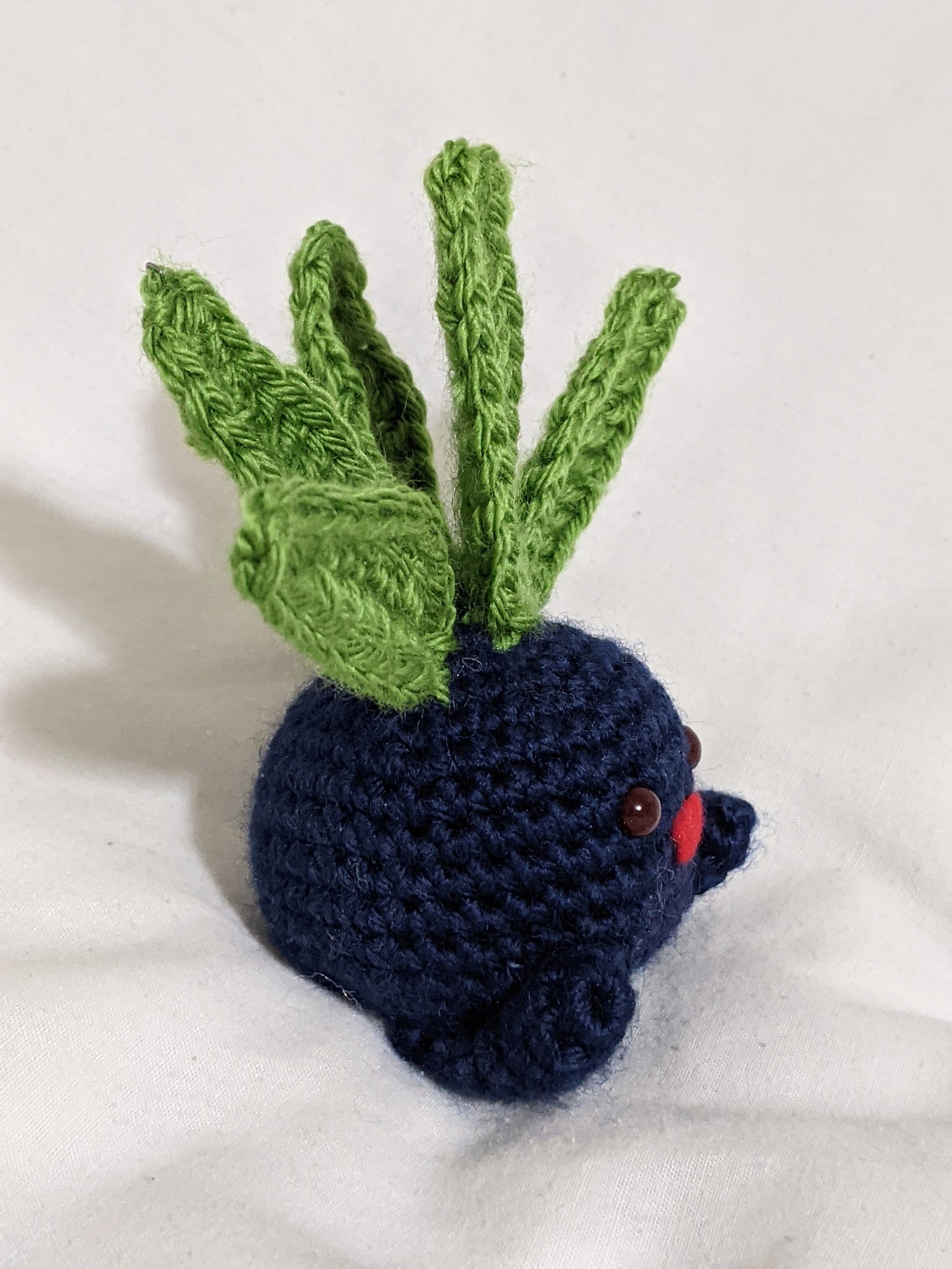 Oddish Crochet Pokemon Amigurumi Etsy
