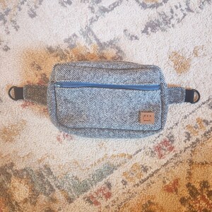 The Annie Belt Bag Fanny Pack Small Bag Pendleton Belt Bag Pendleton Wool Gray, Black, White Teal