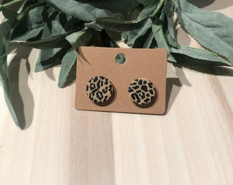 Hammered Metal Textured. Gold Polymer Clay Earring Silver Lightweight and Hypoallergenic Copper Minimalist Stud