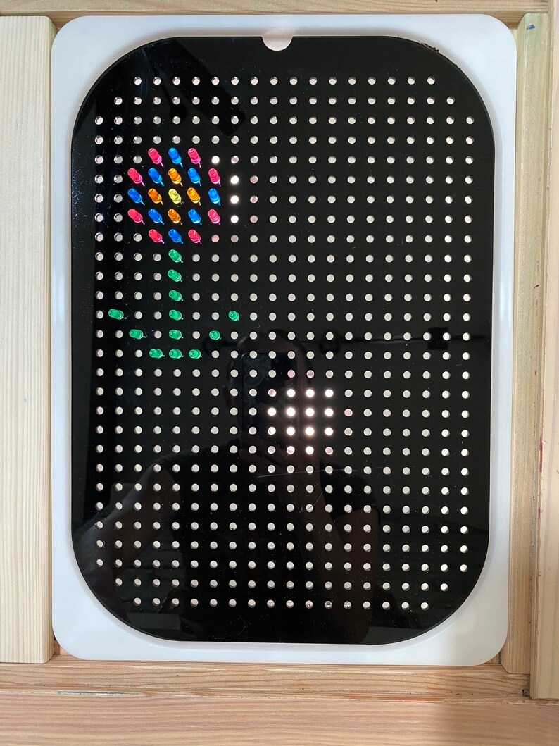 Large Light Peg Board for Large Trofast Tub of Flisat Table Etsy