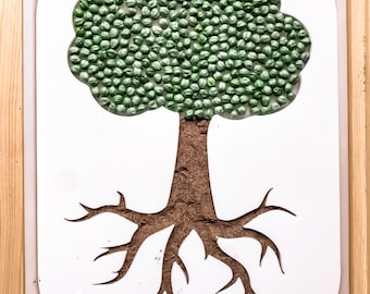 Tree Insert for trofast bins of flisat style tables montessori waldorf toddler activity gift children
