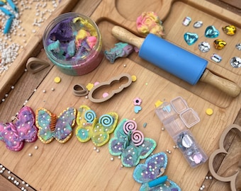 Play Dough Table Insert for Flisat Table Waldorf Montessori inspired gift holiday kids child