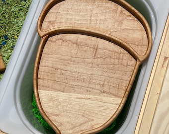 Acorn Imaginative Play Tray for Flisat Table Montessori waldorf sensory play gifts for kids