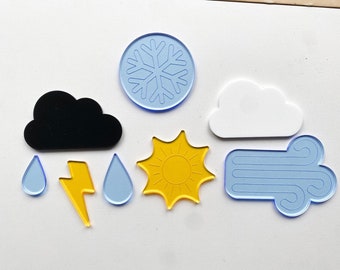 Weather Acrylic Pieces