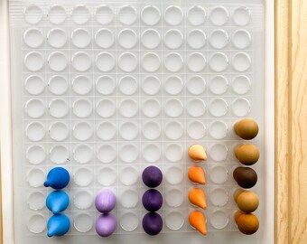 Coding Insert Large Trofast bin of Flisat table for Montessori waldorf toys toddler activities  sensory play stem 100 board