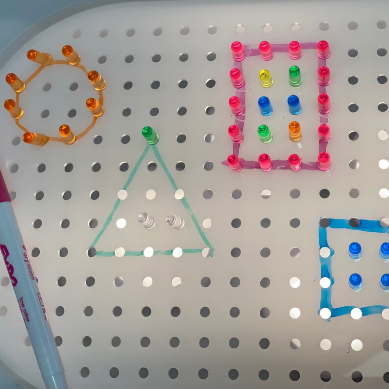 Large Light Peg Board for Large Trofast Tub of Flisat Table Etsy