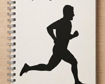Men's Running Tracker Printable | Fitness Planner | Running Log | A5 - Half Letter - A4 | Digital Download