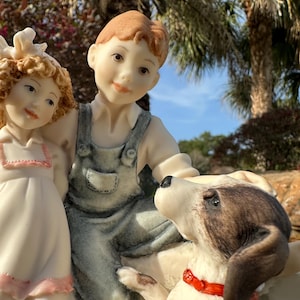 Boy With Dog Armani - Etsy