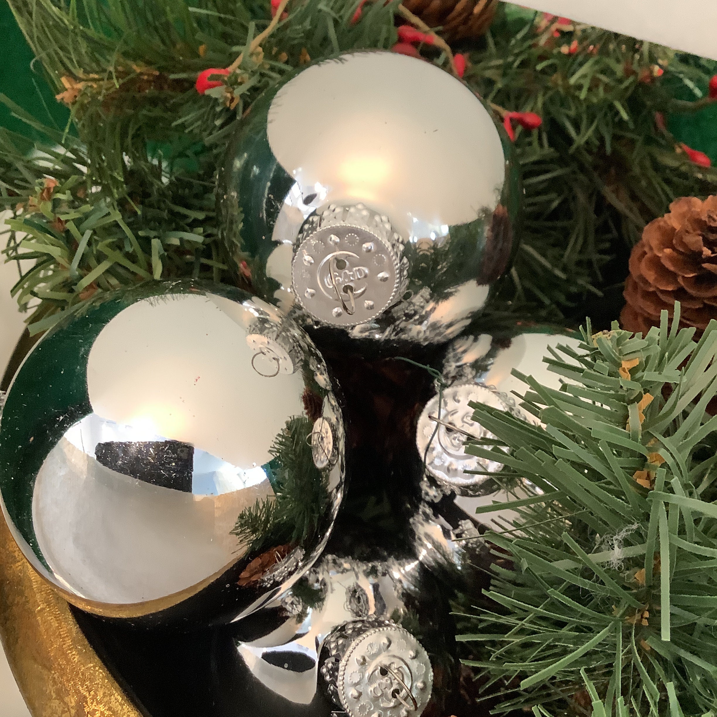 Rare Vintage G & D Glass Christmas Ornaments: Gold Set of 5 - Etsy