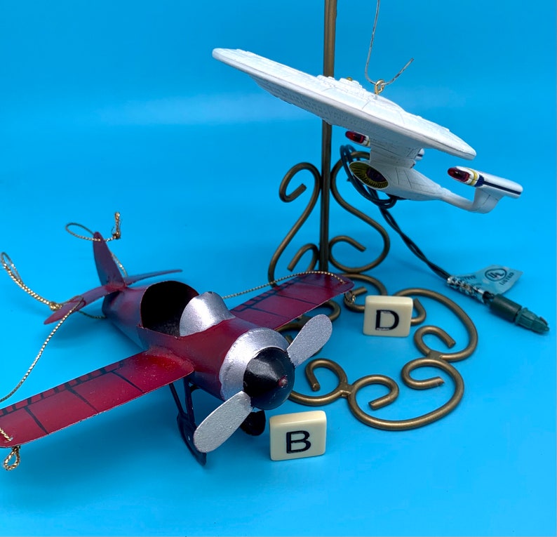 Vintage Airplane Ornaments/hallmark Santa's Flight Etsy