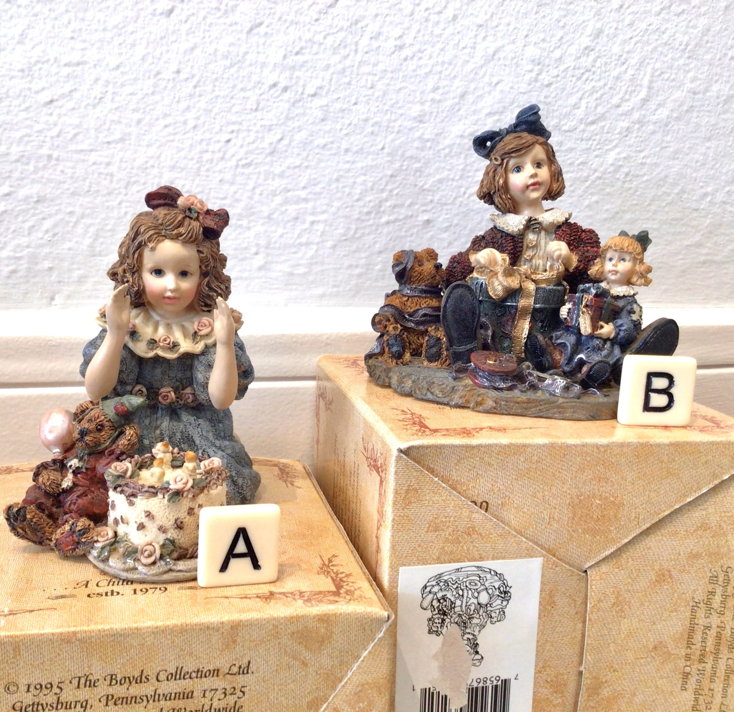 は自分にプチご褒美を The Boyds Collection/boyds Yesterdays Child Figurines 絵画