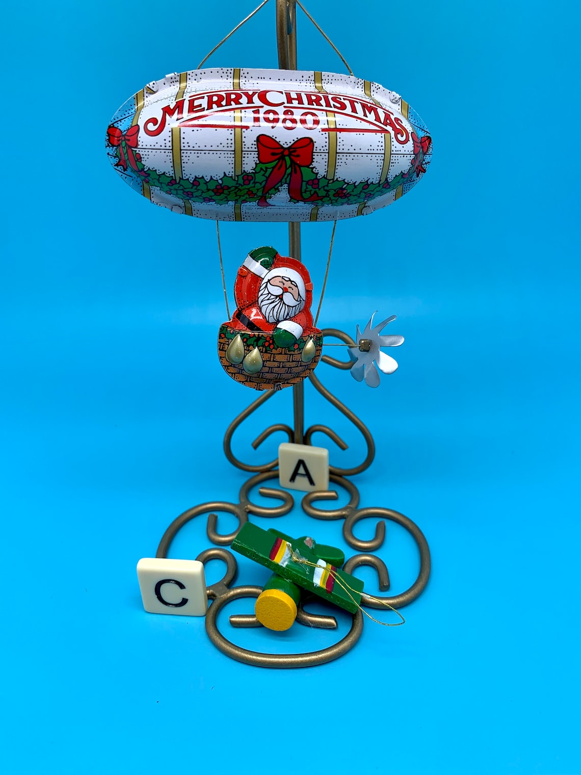 Vintage Airplane Ornaments/hallmark Santa's Flight Etsy