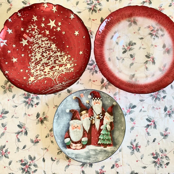 Christmas Platters Etsy