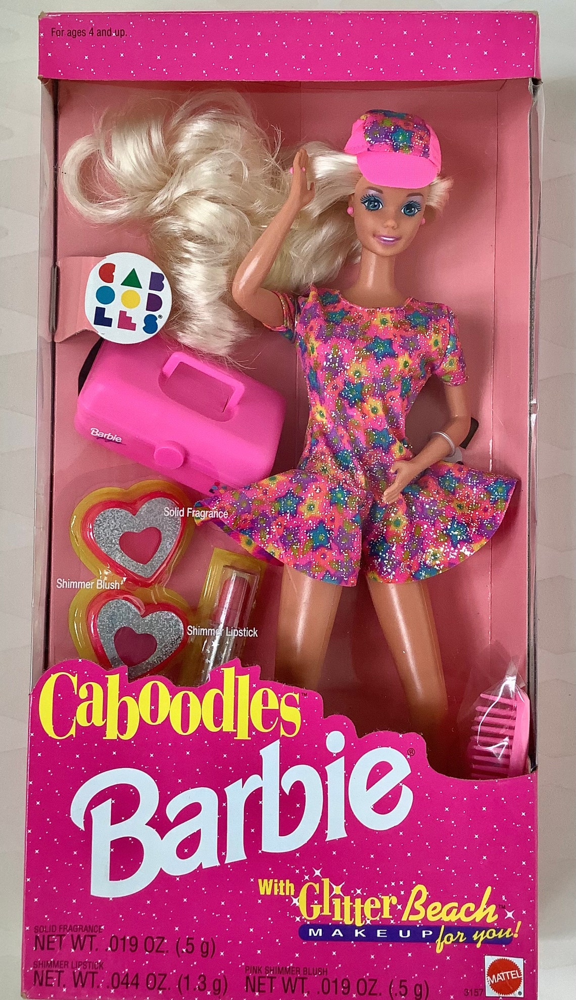 Caboodles Barbie with Glitter Beach Make-up/Vintage Barbie/ | Etsy