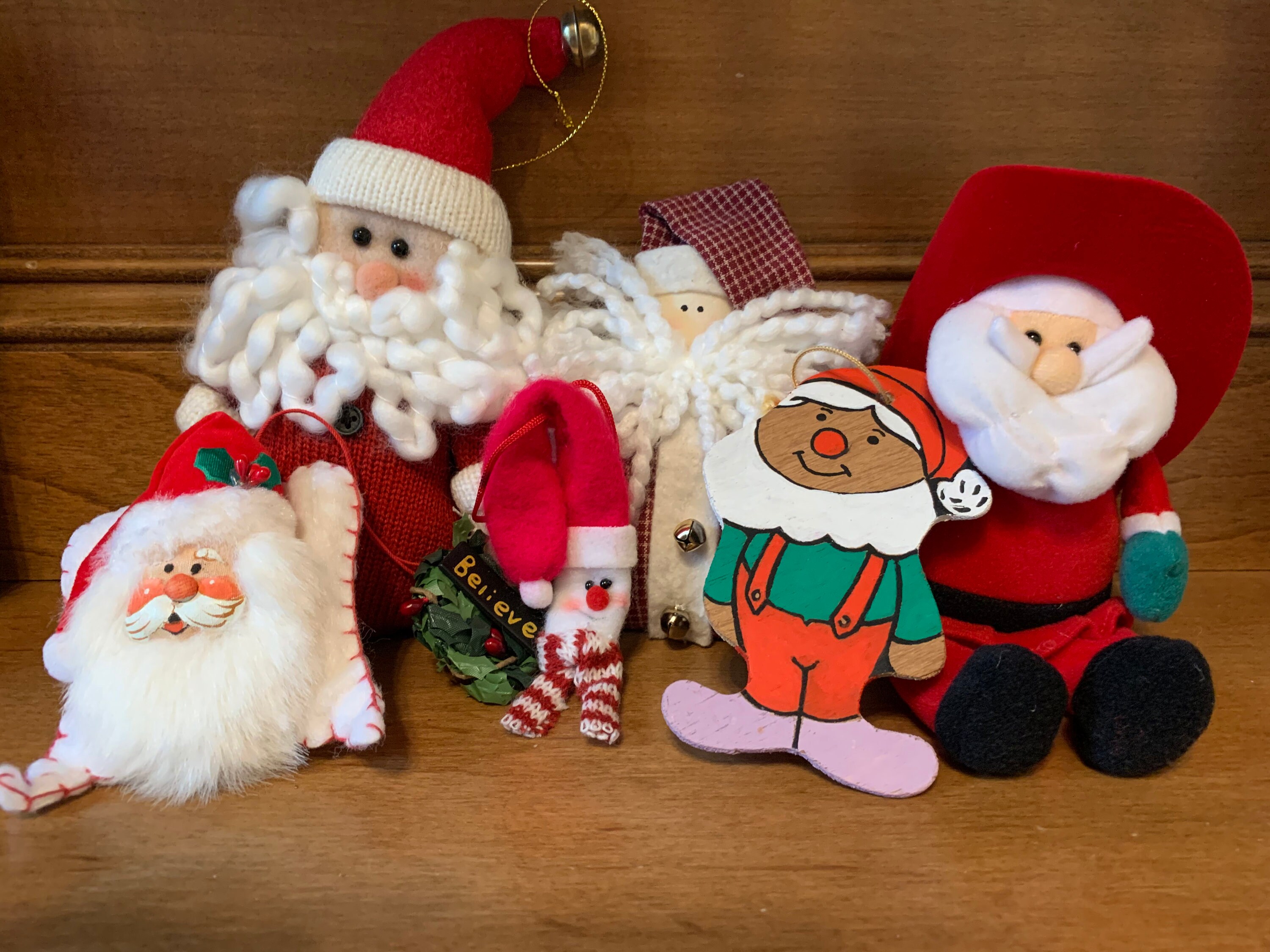 antique stuffed santa