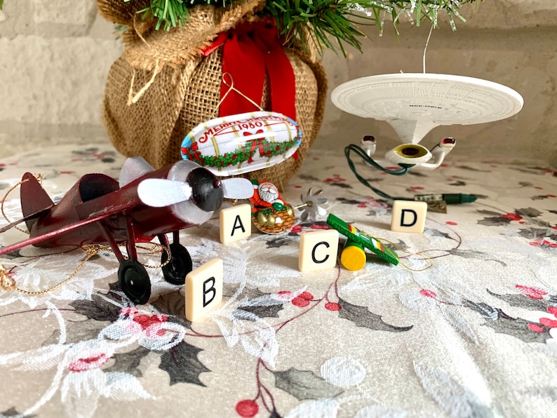 Vintage Airplane Ornaments/hallmark Santa's Flight Etsy