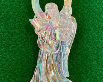 Vintage Angel Prism Ornaments/Window Prisms/Iridescent Plastic Prism Angel Ornaments/Noel Angel Ornament/Noel Ornaments/Prism Window Hangers