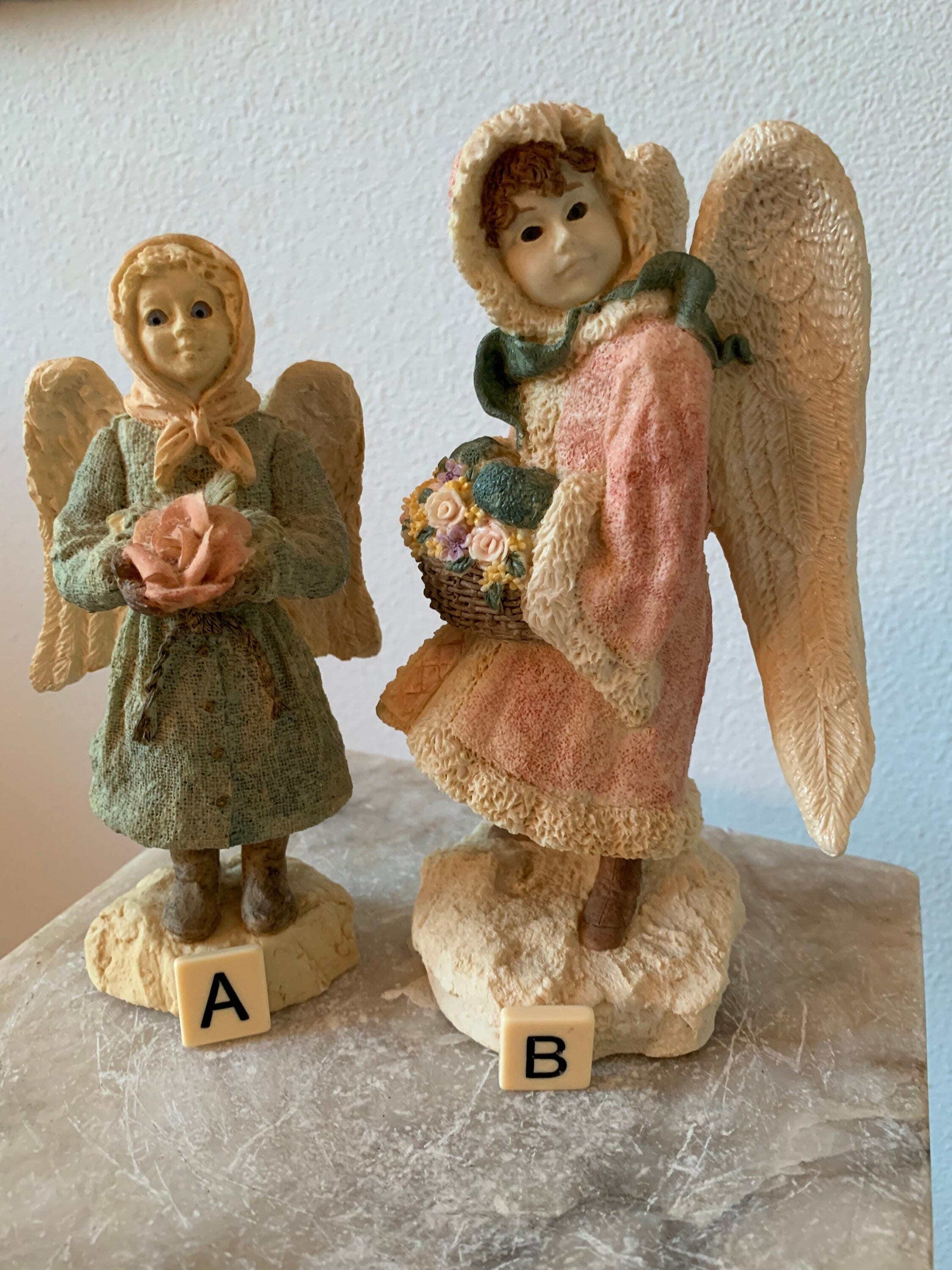 This is a vintage united design corp. Angel figurine
