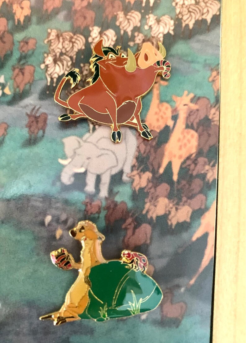 Disney Lion King Commemorative Pin Set/disney Keepsake Lion Etsy
